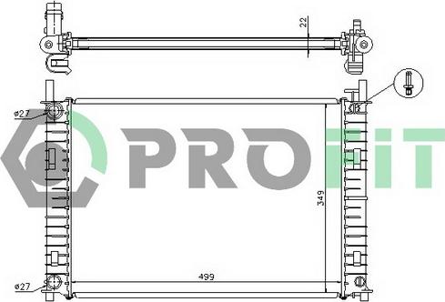 Profit PR 2562A2 - Radiators, Motora dzesēšanas sistēma ps1.lv