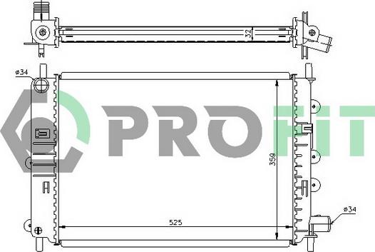 Profit PR 2530A1 - Radiators, Motora dzesēšanas sistēma ps1.lv