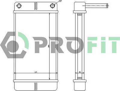 Profit PR 2092N1 - Siltummainis, Salona apsilde ps1.lv