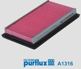 Purflux A1316 - Gaisa filtrs ps1.lv