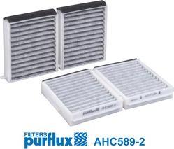 Purflux AHC589-2 - Filtrs, Salona telpas gaiss ps1.lv