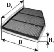 PZL Filters WA61293 - Filtrs, Salona telpas gaiss ps1.lv