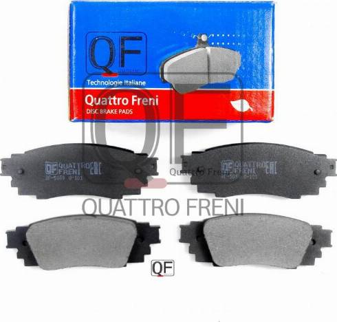 Quattro Freni QF503900 - Bremžu uzliku kompl., Disku bremzes ps1.lv