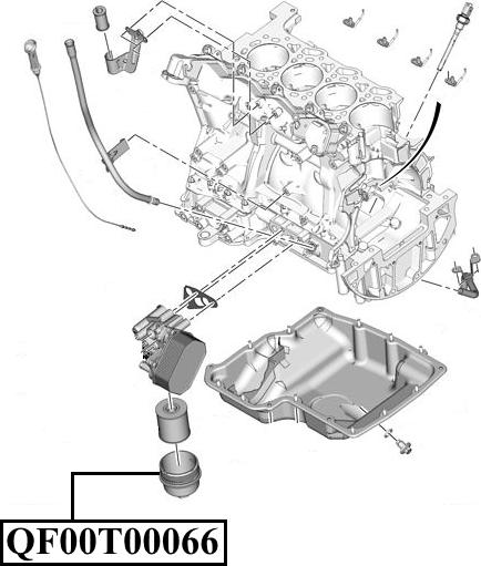 Quattro Freni QF14A00129 - Vāks, Eļļas filtra korpuss ps1.lv