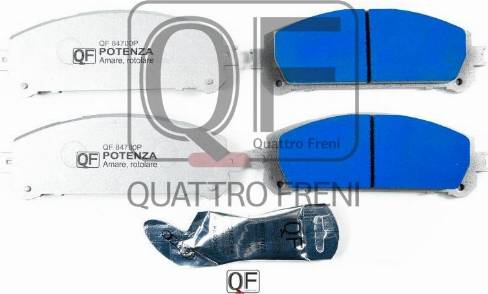 Quattro Freni QF84700P - Bremžu uzliku kompl., Disku bremzes ps1.lv