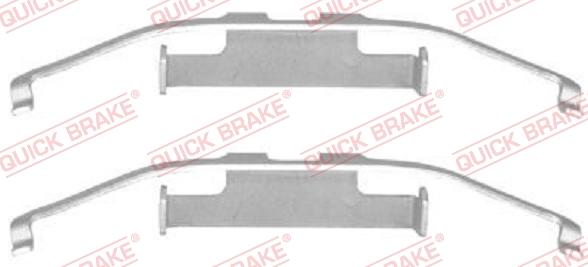 QUICK BRAKE 1091097 - Piederumu komplekts, Disku bremžu uzlikas ps1.lv