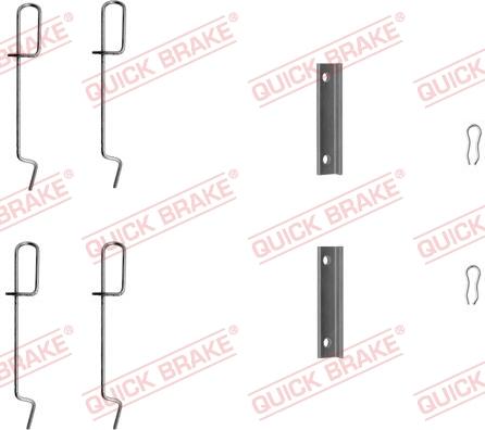 QUICK BRAKE 1091125 - Piederumu komplekts, Disku bremžu uzlikas ps1.lv