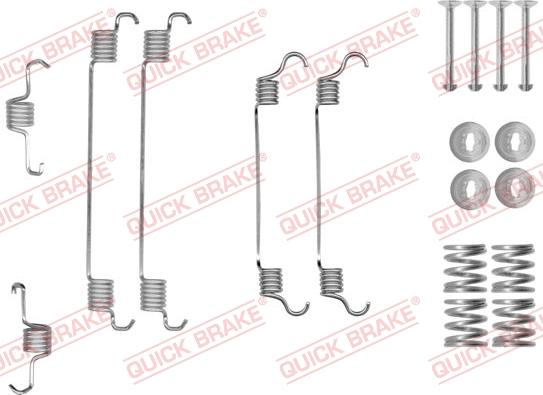 QUICK BRAKE 105-0820 - Piederumu komplekts, Bremžu loki ps1.lv