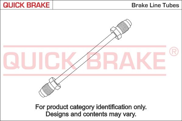 QUICK BRAKE CU-0200TX-TX - Bremžu sistēmas cauruļvads ps1.lv