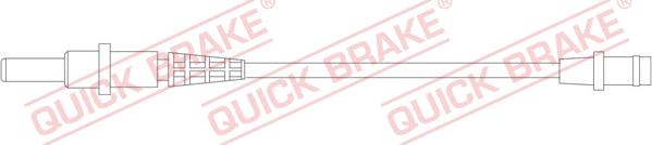 QUICK BRAKE WS 0208 B - Indikators, Bremžu uzliku nodilums ps1.lv