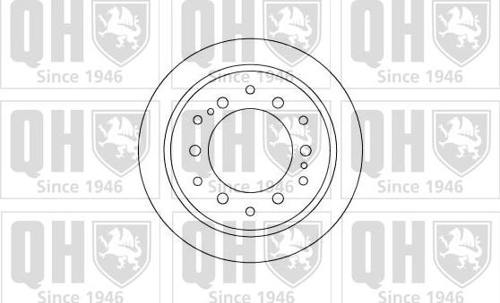 Quinton Hazell BDC4948 - Bremžu diski ps1.lv