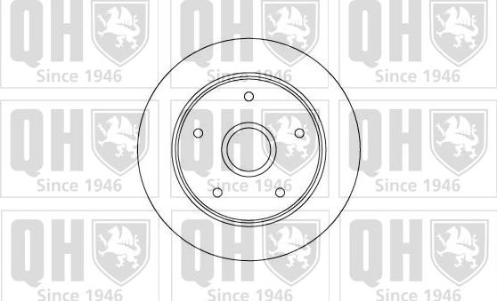 Quinton Hazell BDC4590 - Bremžu diski ps1.lv