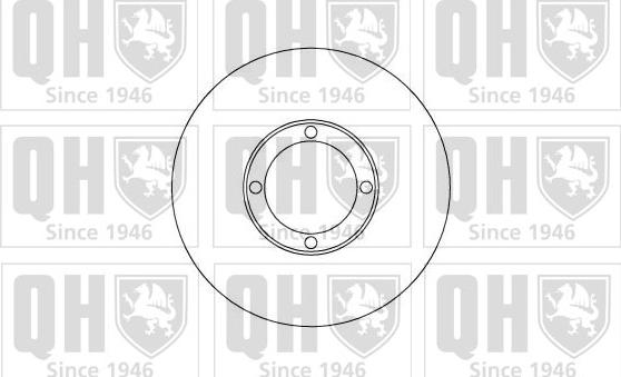 Quinton Hazell BDC4863 - Bremžu diski ps1.lv