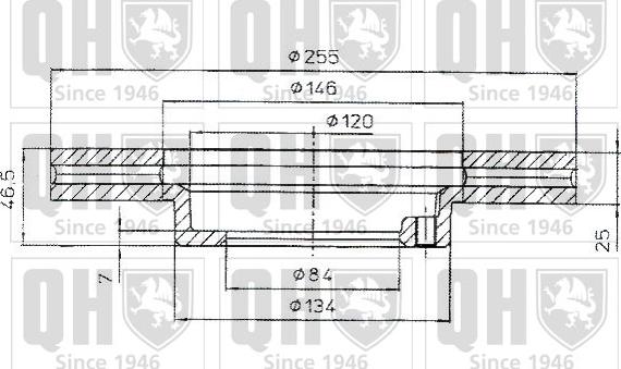 Quinton Hazell BDC4818 - Bremžu diski ps1.lv