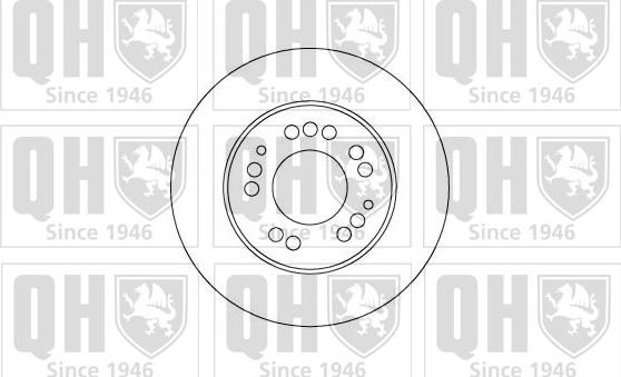 Quinton Hazell BDC4884 - Bremžu diski ps1.lv