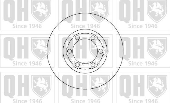 Quinton Hazell BDC4354 - Bremžu diski ps1.lv