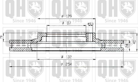 Quinton Hazell BDC5167 - Bremžu diski ps1.lv