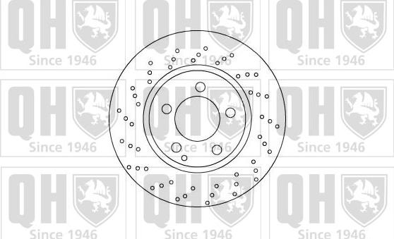 Quinton Hazell BDC5207 - Bremžu diski ps1.lv