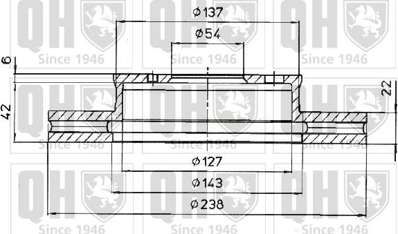 Quinton Hazell BDC3835 - Bremžu diski ps1.lv