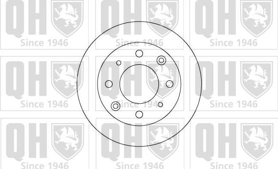 Quinton Hazell BDC3384 - Bremžu diski ps1.lv