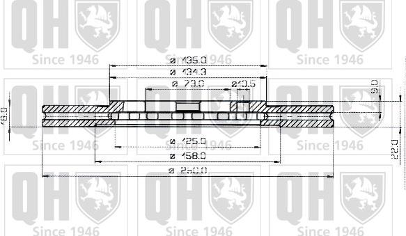 Quinton Hazell BDC3371 - Bremžu diski ps1.lv