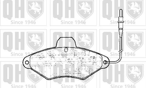 Quinton Hazell BP597 - Bremžu uzliku kompl., Disku bremzes ps1.lv