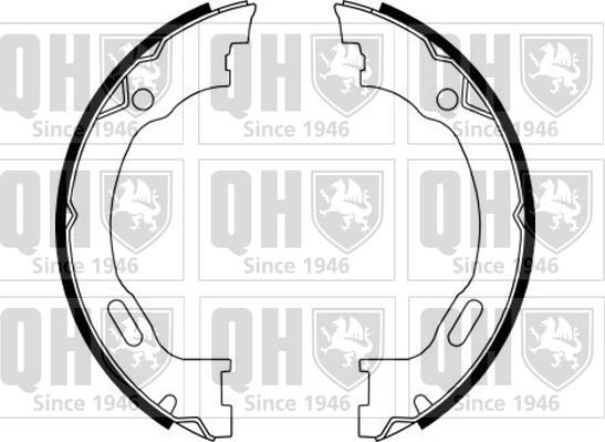 Quinton Hazell BS1143 - Bremžu loku kompl., Stāvbremze ps1.lv