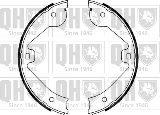 Quinton Hazell BS1165 - Bremžu loku kompl., Stāvbremze ps1.lv