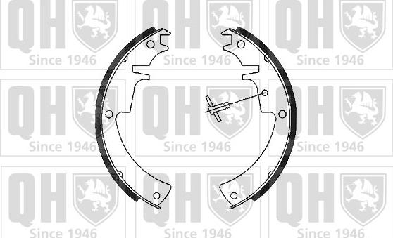 Quinton Hazell BS711 - Bremžu loku komplekts ps1.lv