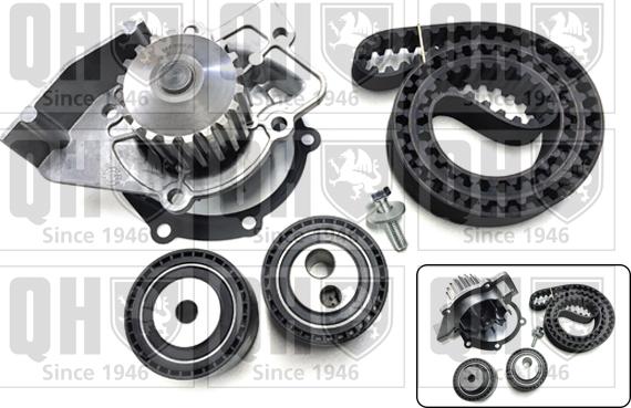 Quinton Hazell QBPK7530 - Ūdenssūknis + Zobsiksnas komplekts ps1.lv