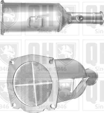 Quinton Hazell QDPF11012P - Nosēdumu / Daļiņu filtrs, Izplūdes gāzu sistēma ps1.lv