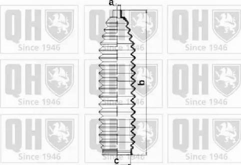Quinton Hazell QG1503 - Putekļusargu komplekts, Stūres iekārta ps1.lv