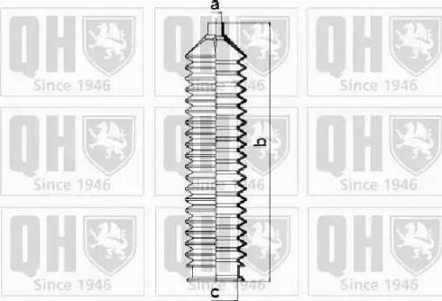 Quinton Hazell QG1679 - Putekļusargu komplekts, Stūres iekārta ps1.lv