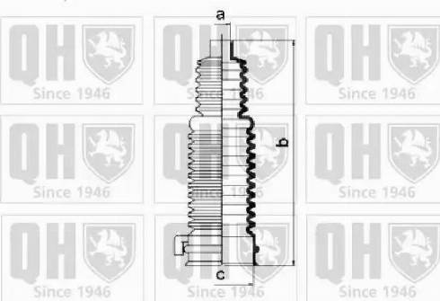 Quinton Hazell QG1293 - Putekļusargu komplekts, Stūres iekārta ps1.lv