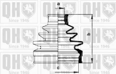 Quinton Hazell QJB920 - Putekļusargs, Piedziņas vārpsta ps1.lv