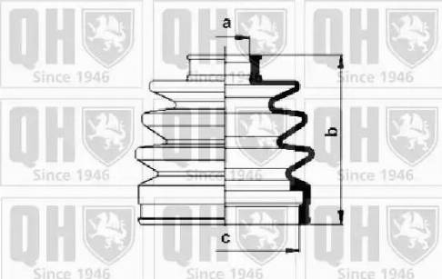 Quinton Hazell QJB638 - Putekļusargs, Piedziņas vārpsta ps1.lv