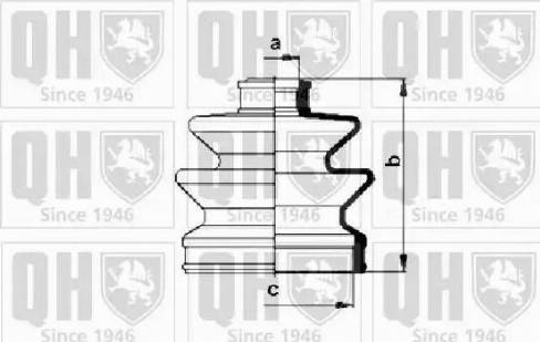 Quinton Hazell QJB115 - Putekļusargs, Piedziņas vārpsta ps1.lv