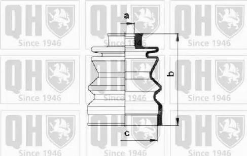 Quinton Hazell QJB361 - Putekļusargs, Piedziņas vārpsta ps1.lv