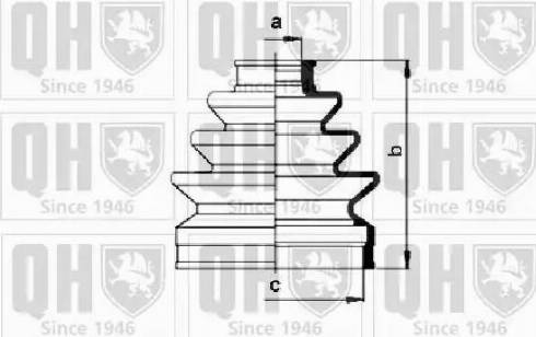 Quinton Hazell QJB269 - Putekļusargs, Piedziņas vārpsta ps1.lv