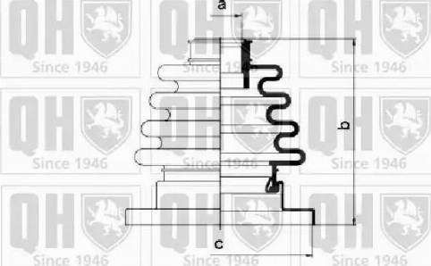 Quinton Hazell QJB217 - Putekļusargs, Piedziņas vārpsta ps1.lv