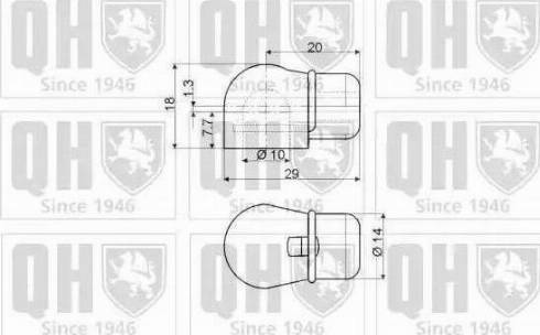 Quinton Hazell QTS128405 - Gāzes atspere, Bagāžas / Kravas nodalījuma vāks ps1.lv