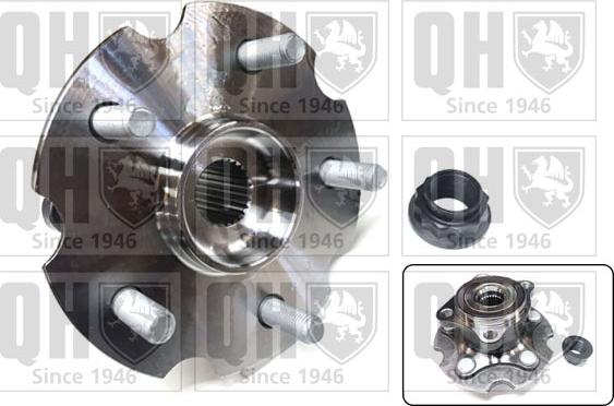 Quinton Hazell QWB1536 - Riteņa rumbas gultņa komplekts ps1.lv