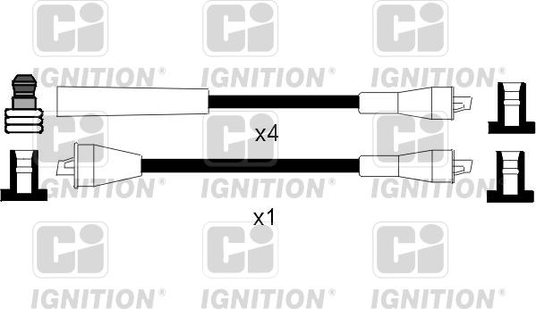 Quinton Hazell XC990 - Augstsprieguma vadu komplekts ps1.lv