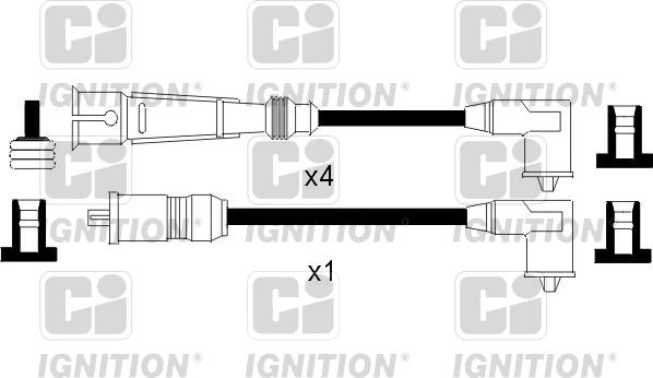 Quinton Hazell XC963 - Augstsprieguma vadu komplekts ps1.lv