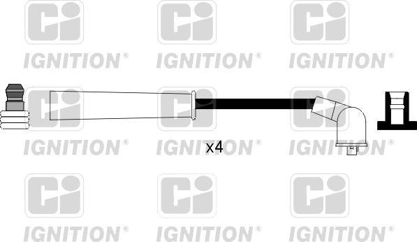 Quinton Hazell XC919 - Augstsprieguma vadu komplekts ps1.lv