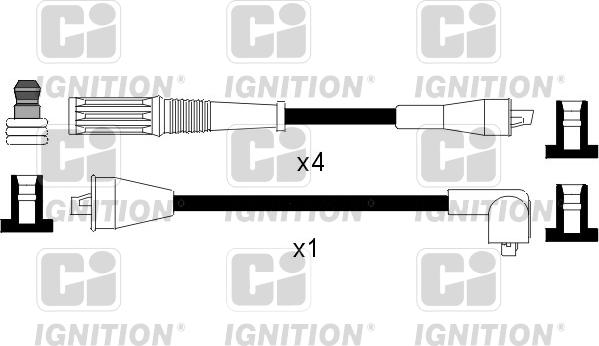 Quinton Hazell XC982 - Augstsprieguma vadu komplekts ps1.lv