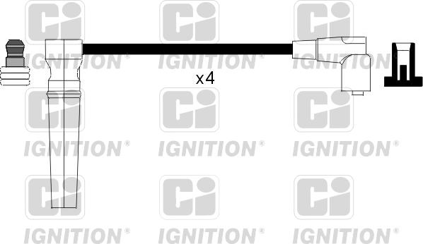 Quinton Hazell XC930 - Augstsprieguma vadu komplekts ps1.lv