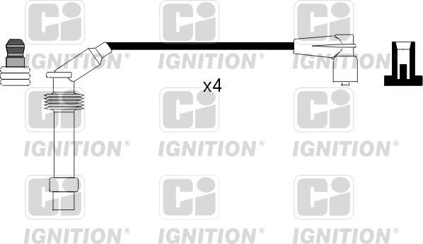 Quinton Hazell XC975 - Augstsprieguma vadu komplekts ps1.lv