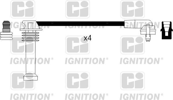 Quinton Hazell XC402 - Augstsprieguma vadu komplekts ps1.lv