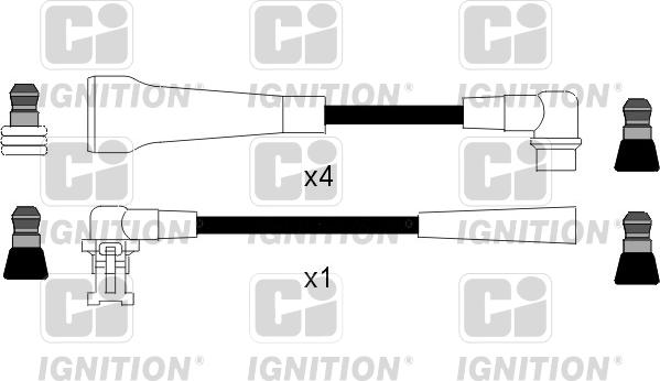 Quinton Hazell XC482 - Augstsprieguma vadu komplekts ps1.lv